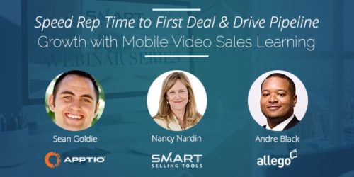 Speed Rep Time to First Deal and Drive Pipeline Growth with Mobile Video Sales Learning