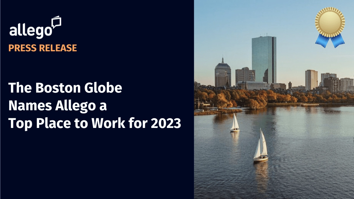 The Boston Globe Names Allego a Top Place to Work for 2023