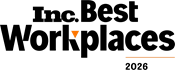 Logo for Inc. Best Workplaces 2026, featuring bold black text on a light background with an orange accent underlining 2026 at the bottom right, ideal for companies excelling in revenue enablement software.