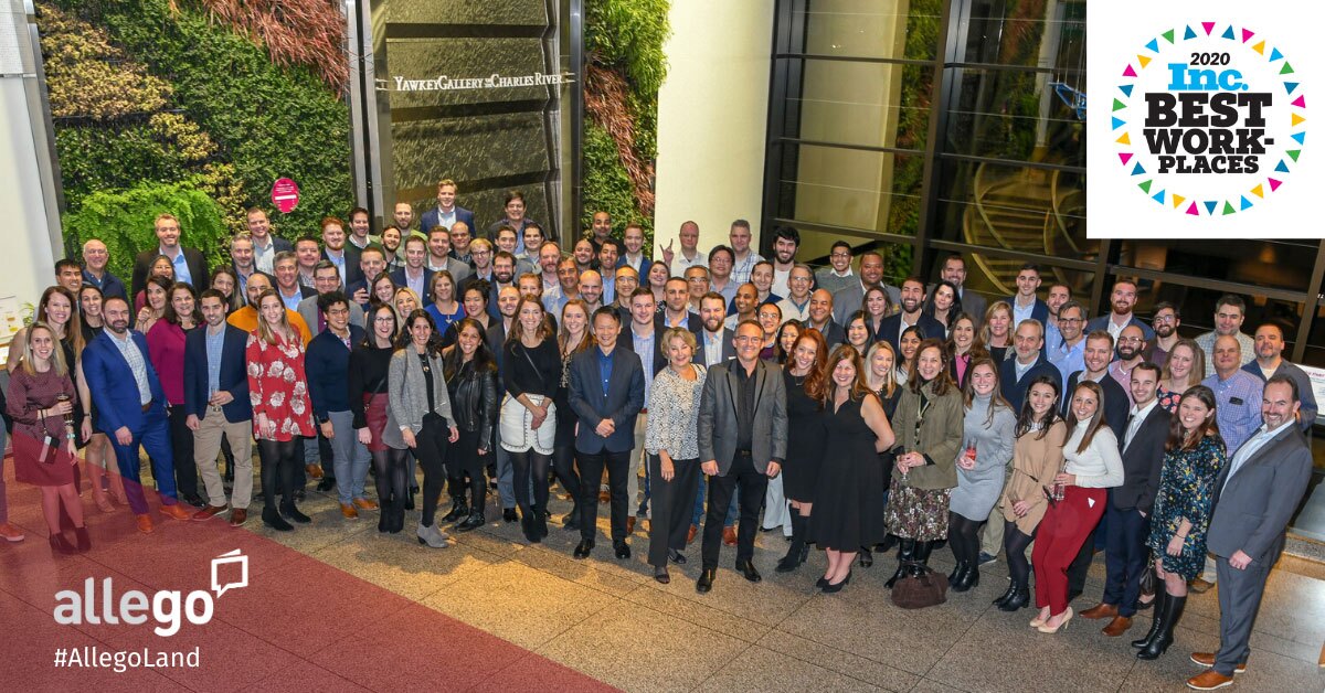 Allego, the Learning and Readiness Market Leader, Named a 2020 Best Workplace by Inc. Magazine