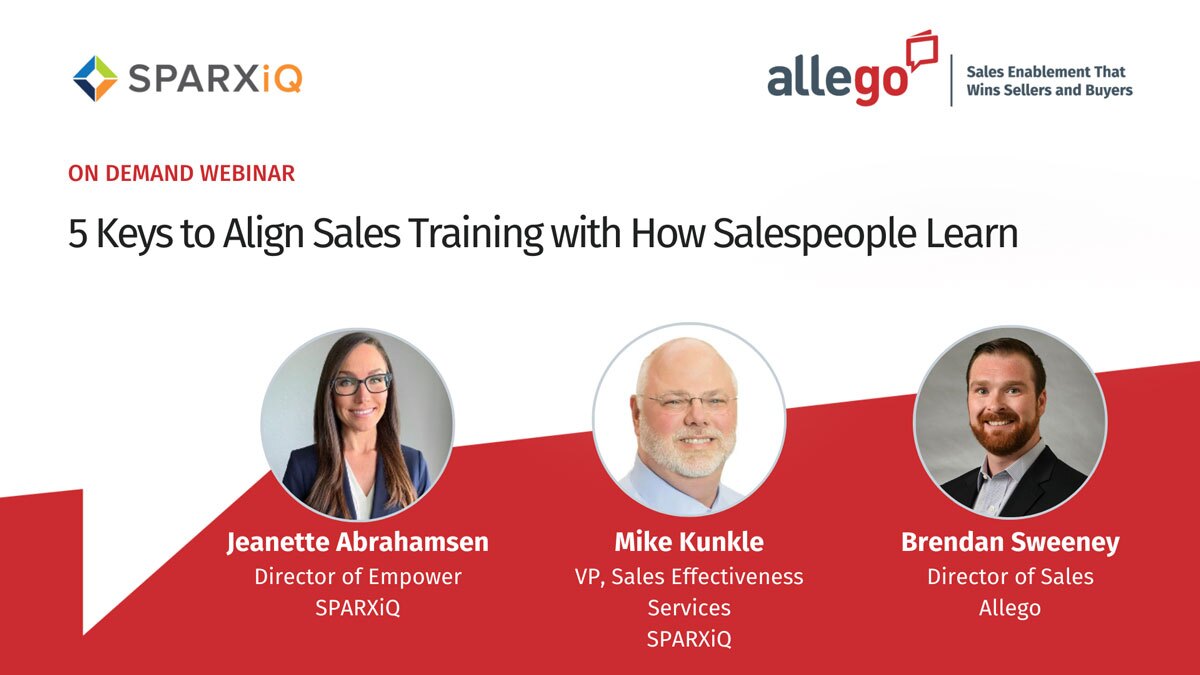 5 Keys to Align Sales Training with How Salespeople Learn