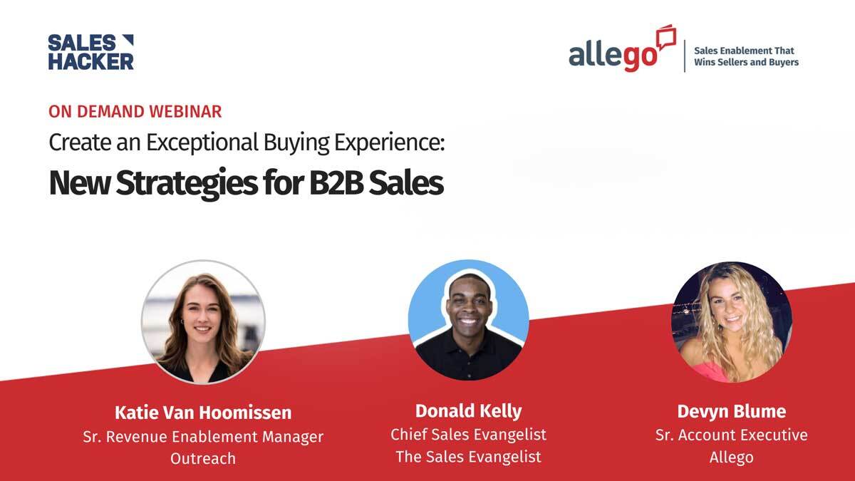 Create an Exceptional Buying Experience: New Strategies for B2B Sales