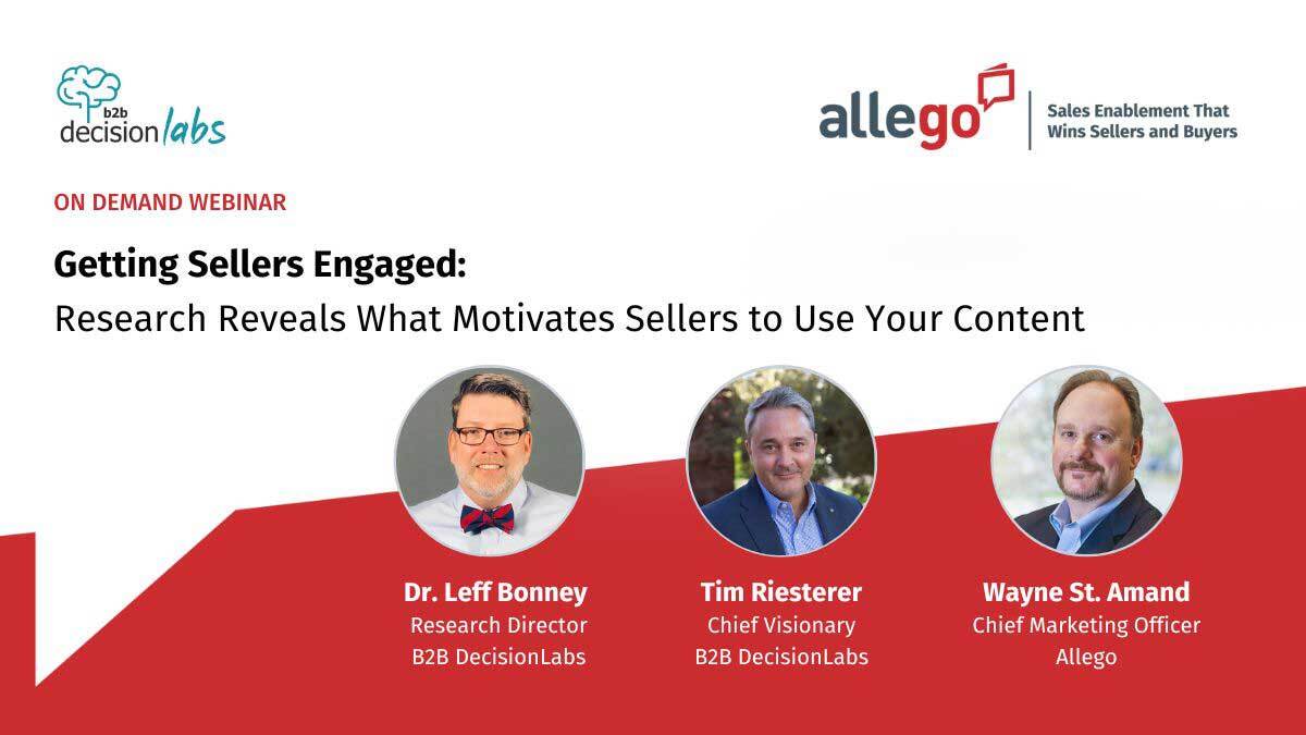 Getting Sellers Engaged: Research Reveals What Motivates Sellers to Use Your Content