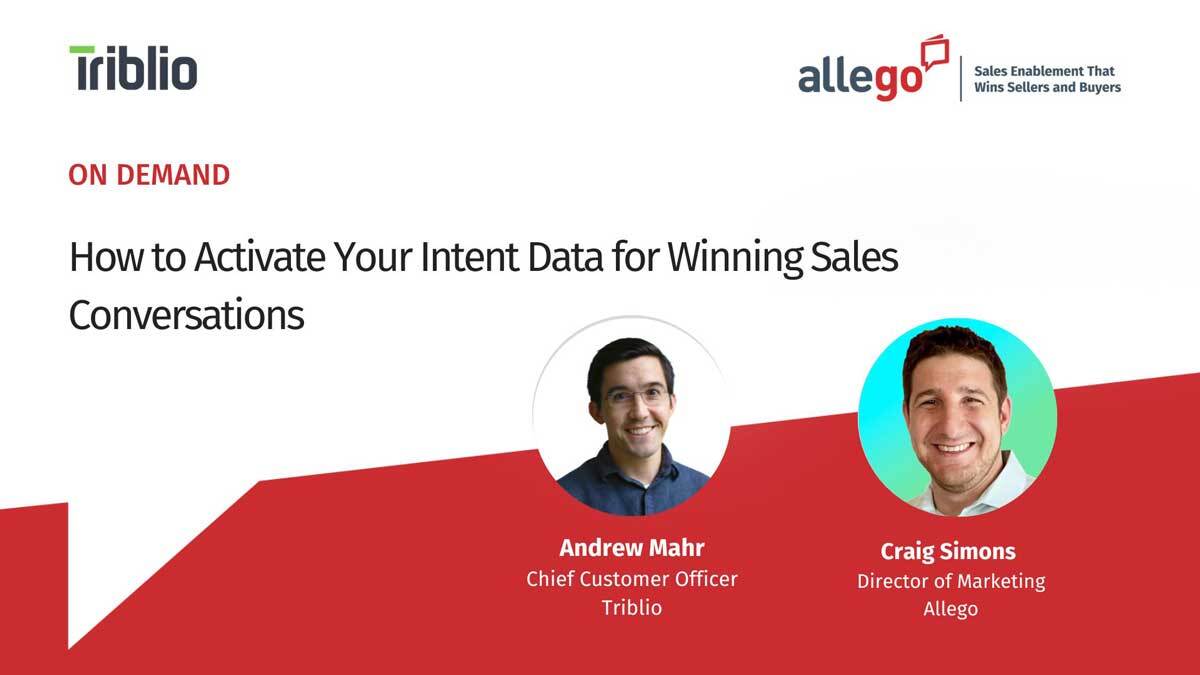 How to Activate Your Intent Data for Winning Sales Conversations
