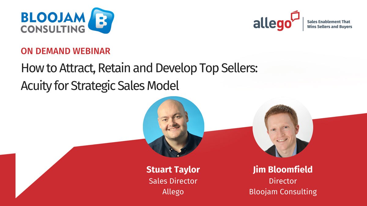 How to Attract, Retain and Develop Top Sellers: Acuity for Strategic Sales Model