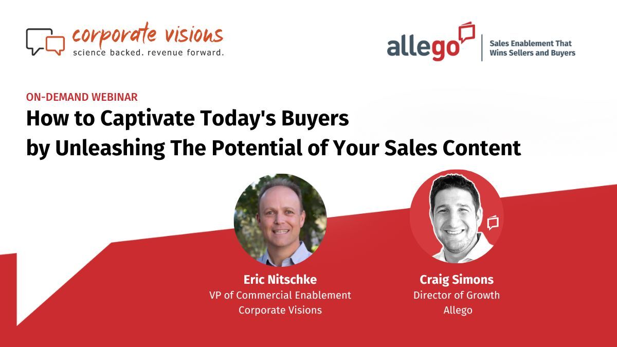 How to Captivate Today’s Buyers by Unleashing The Potential of Your Sales Content