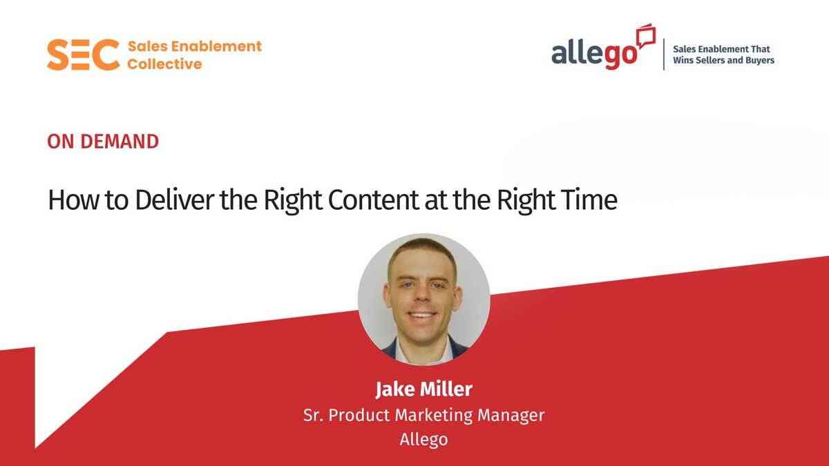 How to Deliver the Right Content at the Right Time