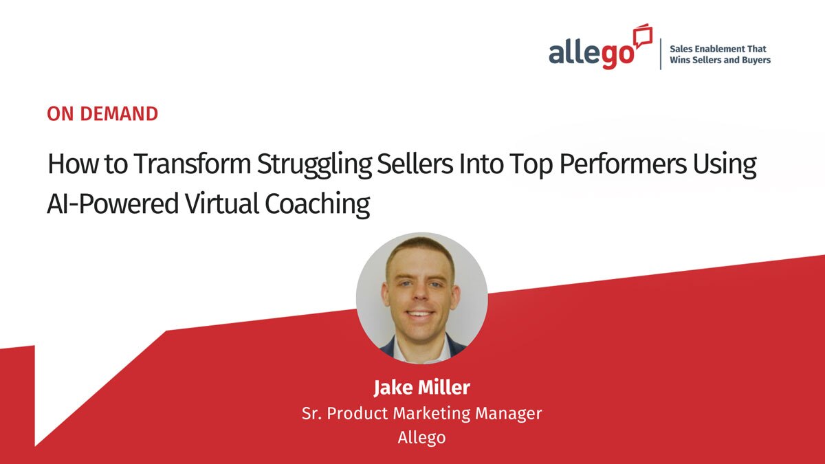 How to Transform Struggling Sellers Into Top Performers Using AI-Powered Virtual Coaching