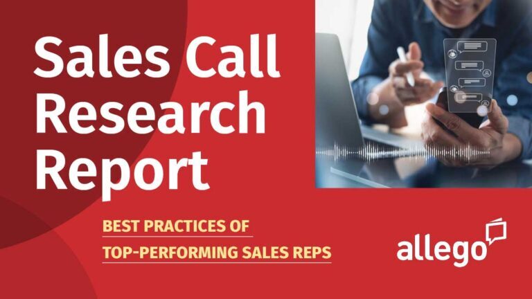 The Sales Call Research Report