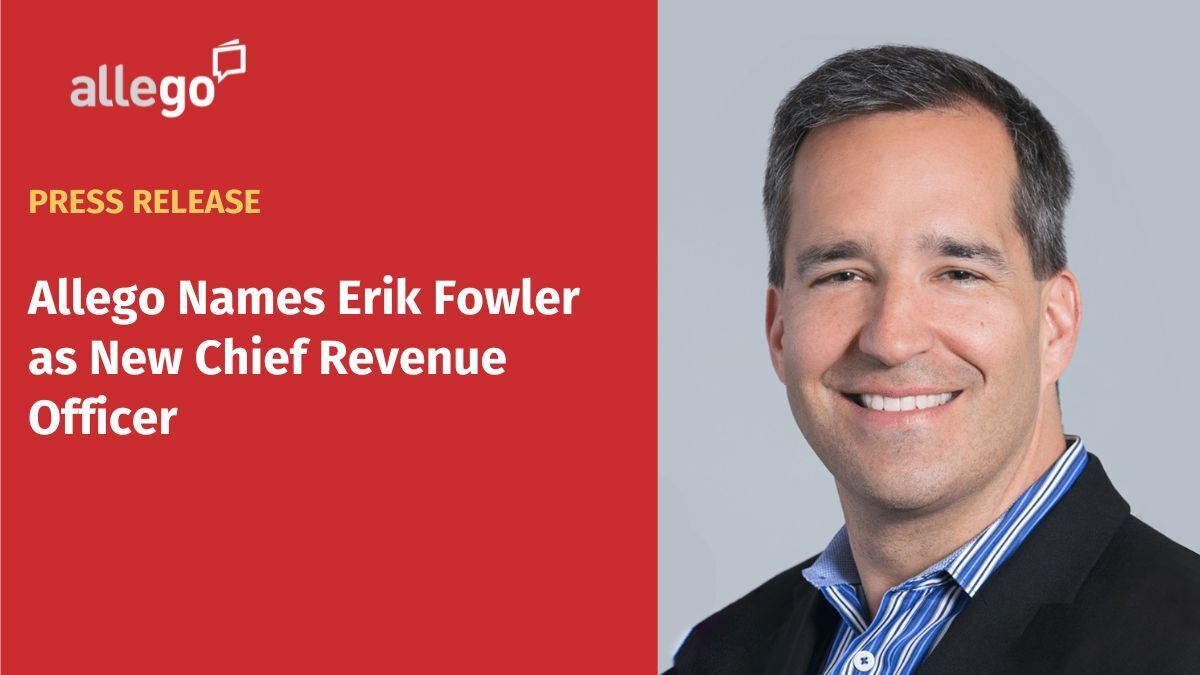 Allego Names Erik Fowler as New Chief Revenue Officer