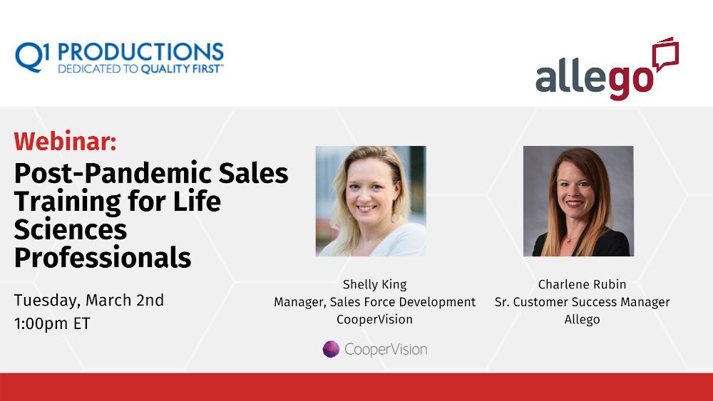 Post-Pandemic Sales Training for Life Sciences Professionals: How to Unlock Better Performance in Your Virtual Sales Force