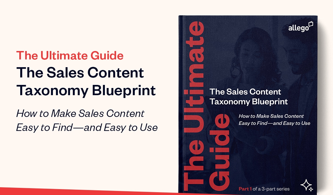 The Sales Content Taxonomy Blueprint