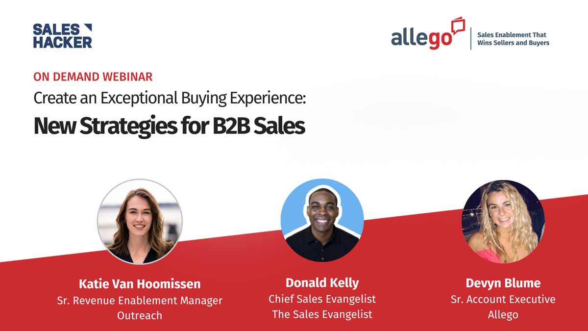 Create an Exceptional Buying Experience: New Strategies for B2B Sales