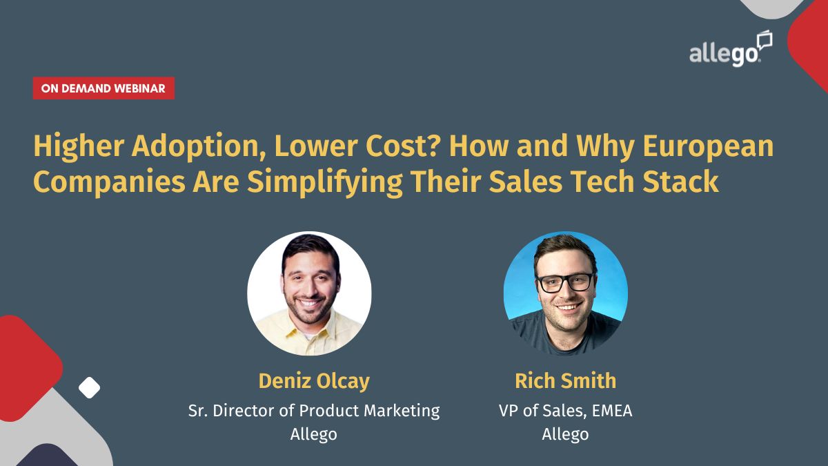 How and Why European Companies are Simplifying Their Sales Enablement Tech Stack