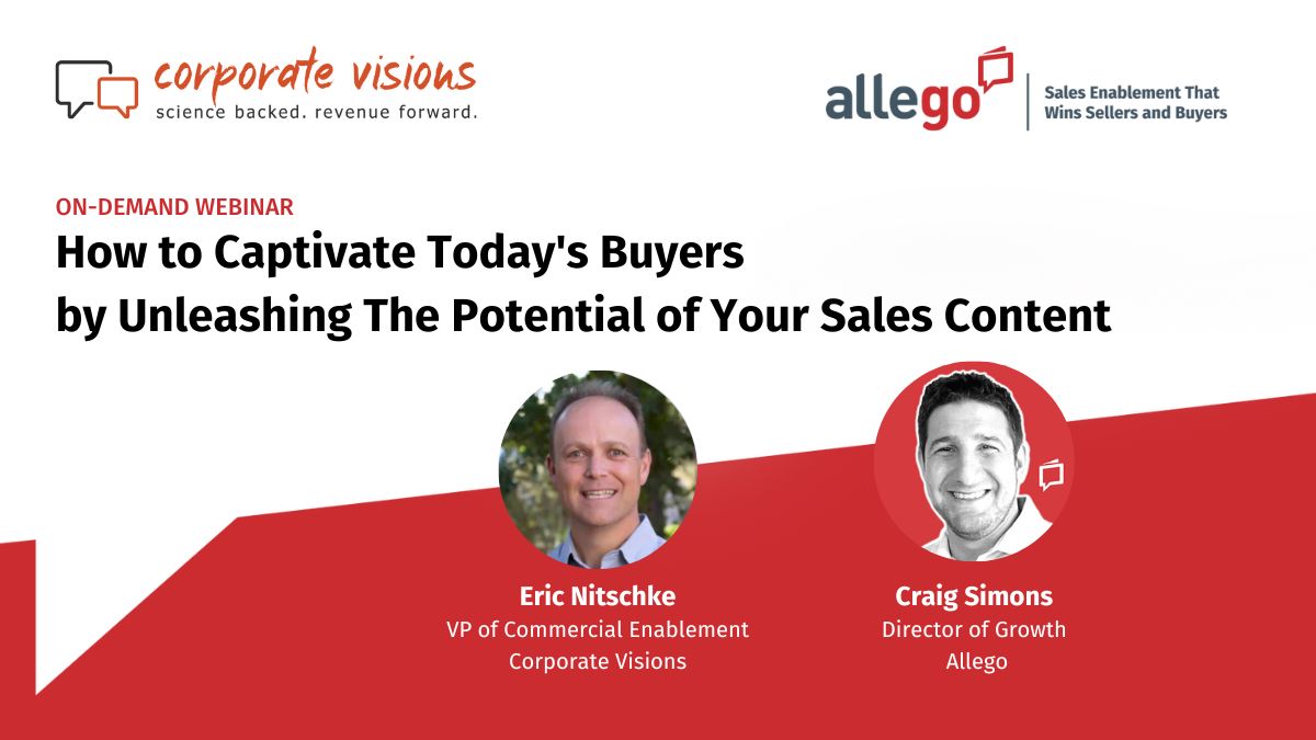How to Captivate Today’s Buyers by Unleashing The Potential of Your Sales Content