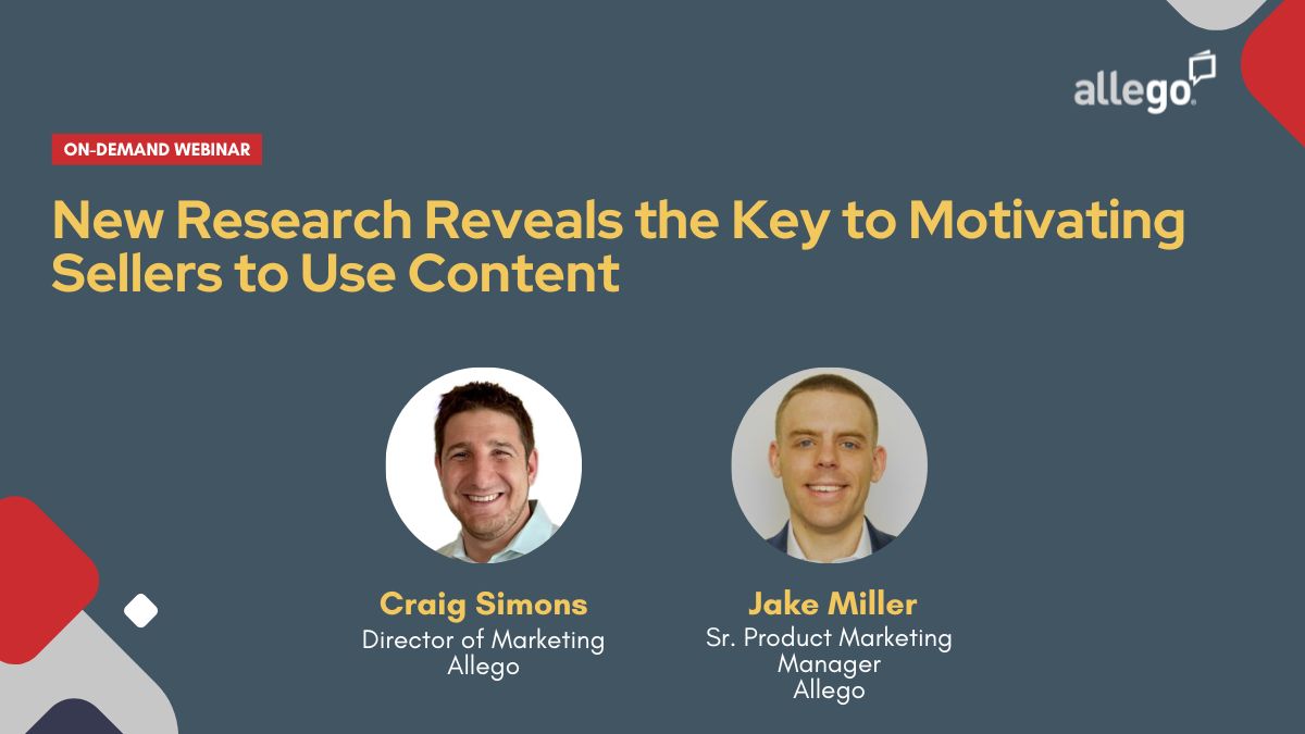 New Research Reveals the Key to Motivating Sellers to Use Content