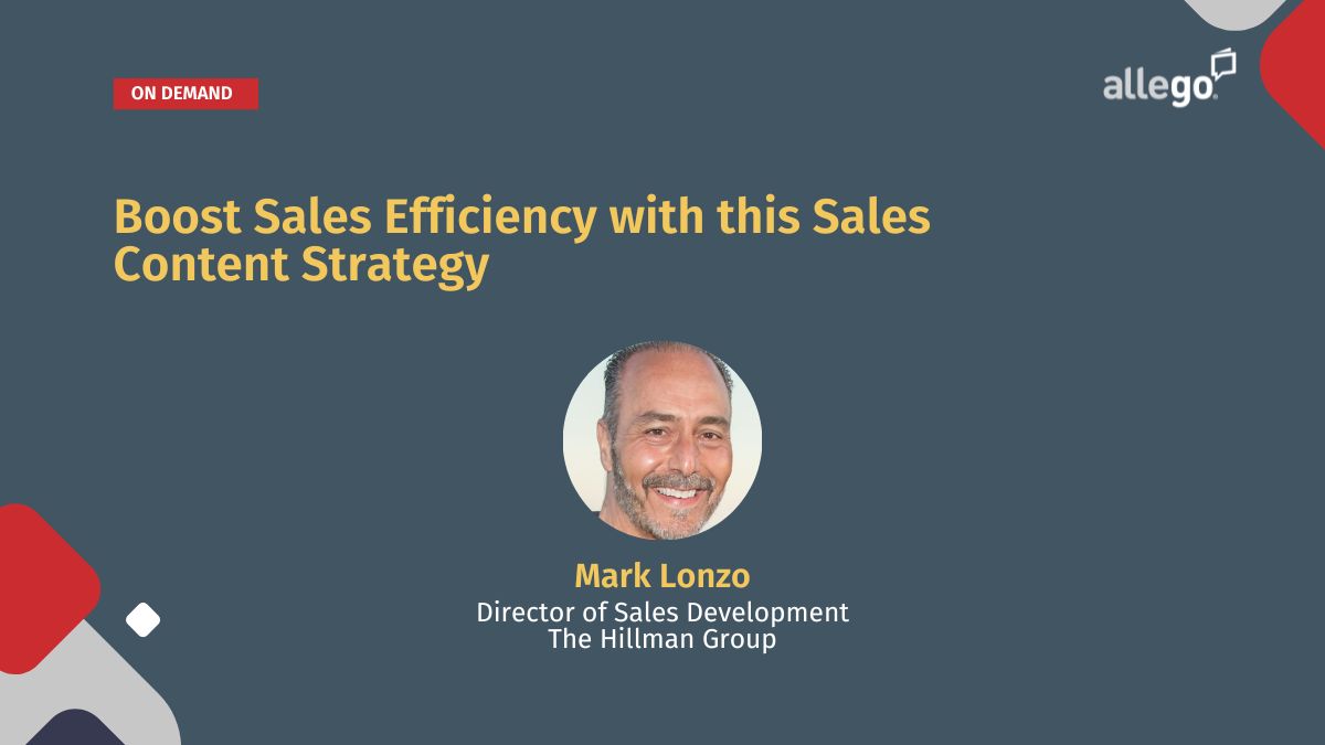 Boost Sales Efficiency with this Sales Content Strategy
