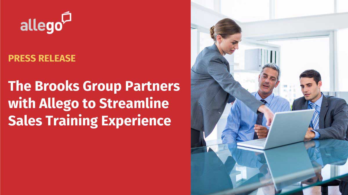 The Brooks Group Partners with Allego to Streamline Sales Training Experience