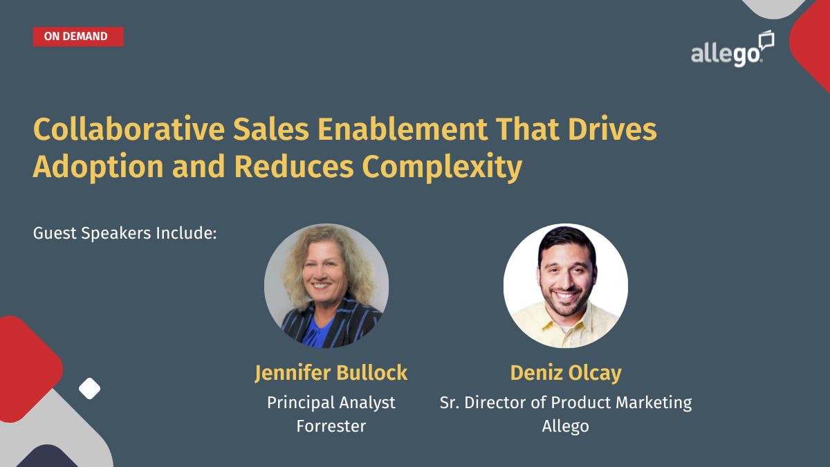 Collaborative Sales Enablement That Drives Adoption & Reduces Complexity