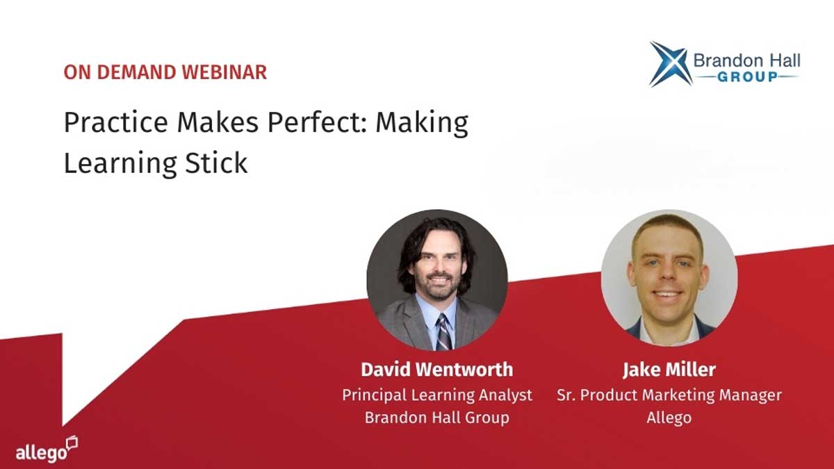 Practice Makes Perfect: Making Learning Stick