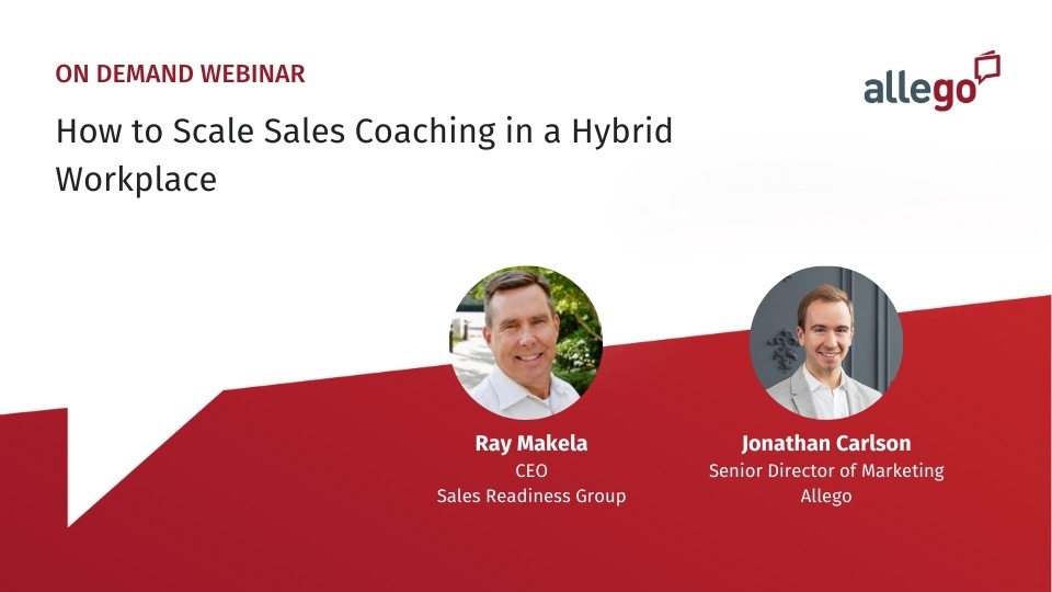 How to Scale Sales Coaching in a Hybrid Workplace