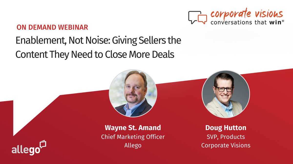 Enablement, Not Noise: Giving Sellers the Content They Need to Close More Deals