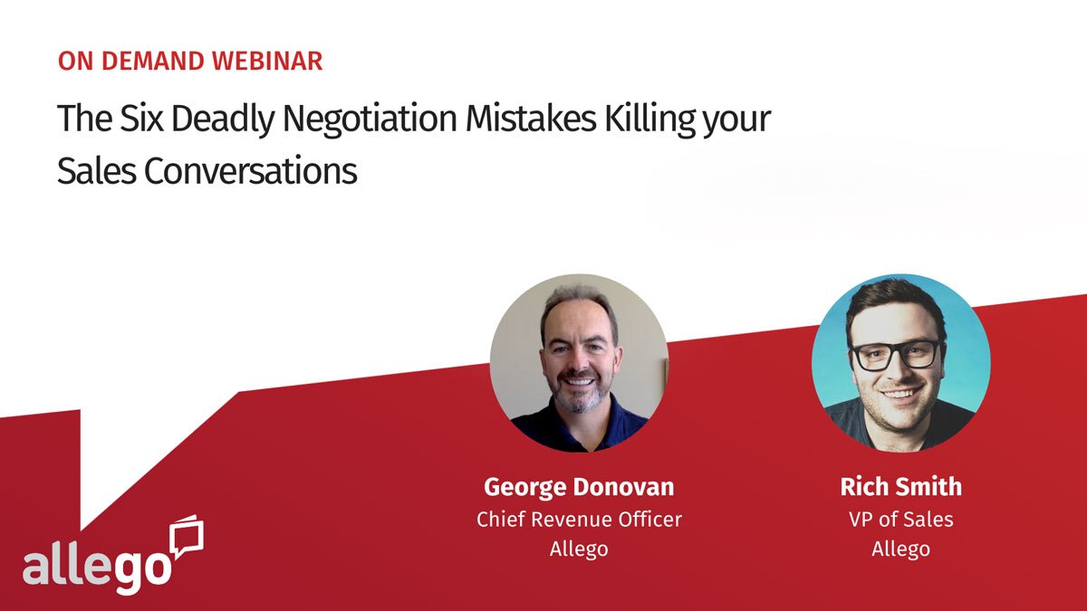 The Six Deadly Negotiation Mistakes Killing your Sales Conversations