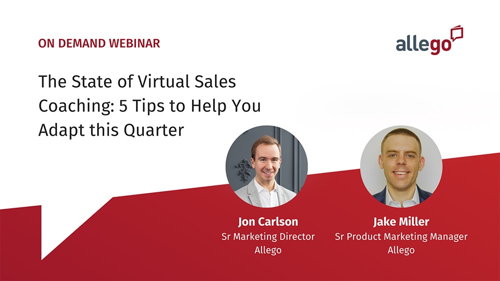 The State of Virtual Sales Coaching: 5 Tips to Help You Adapt this Quarter