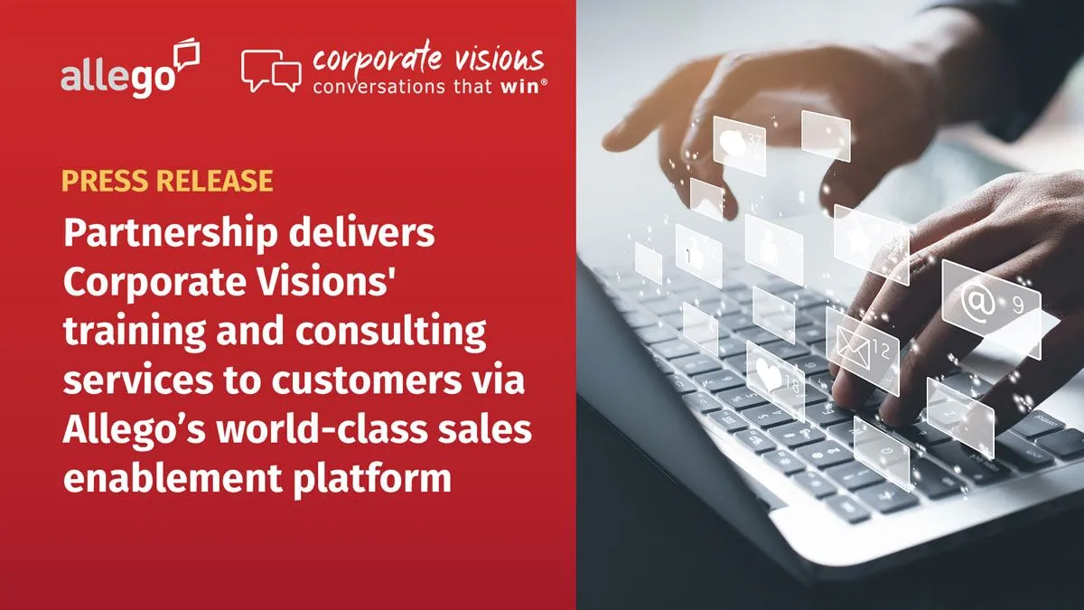 Corporate Visions Partners With Allego to Elevate Training Content